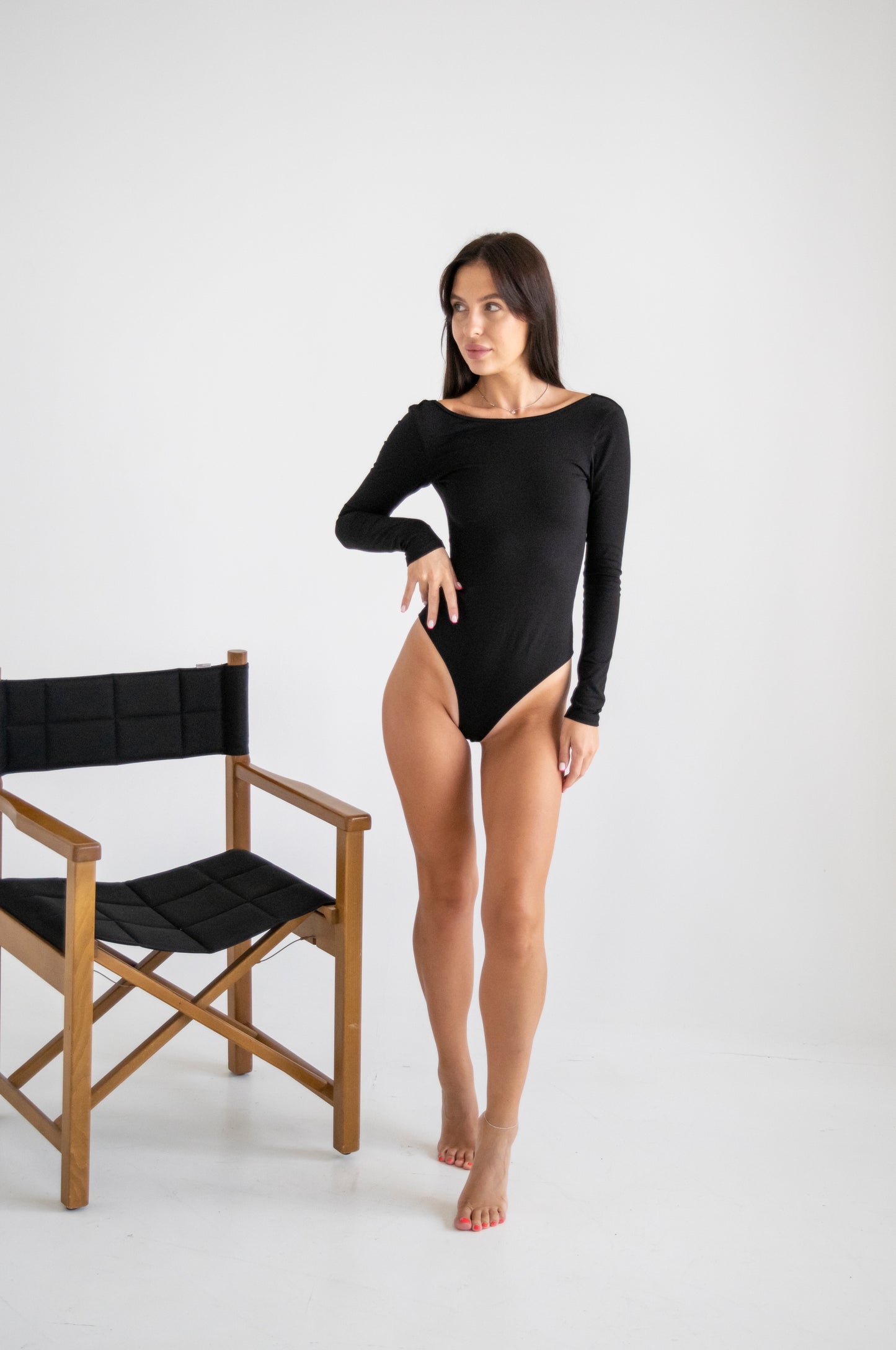 Body mit offenem Rücken