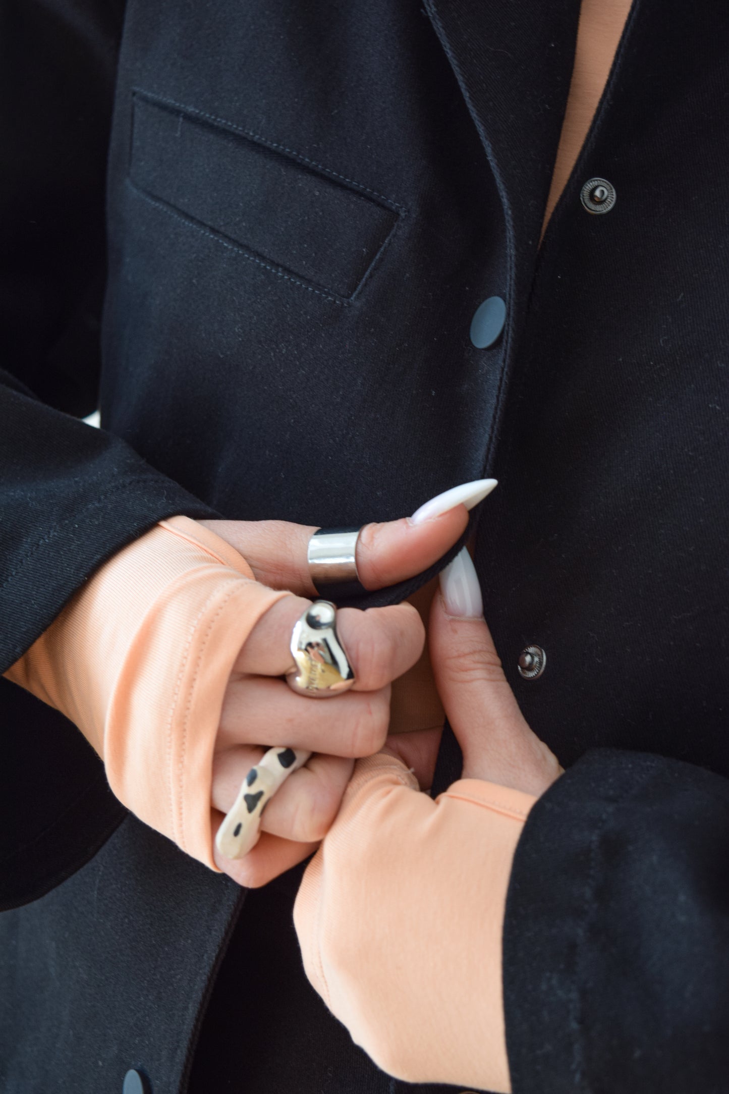 Cropped Jacke & Wickel-Minirock Set